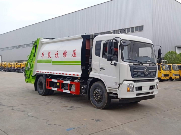 东风天锦14方压缩垃圾车